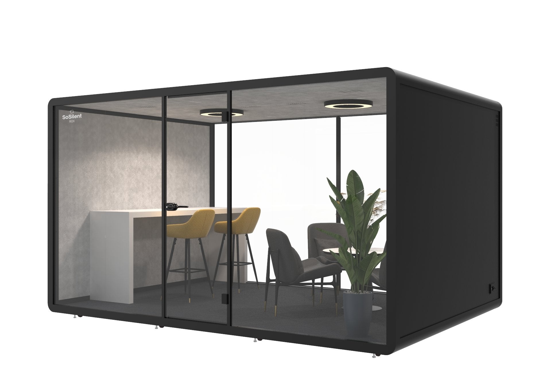 Meetingbox L4 - schallisolierte Telefonbox - Raum in Raum - SoSilent