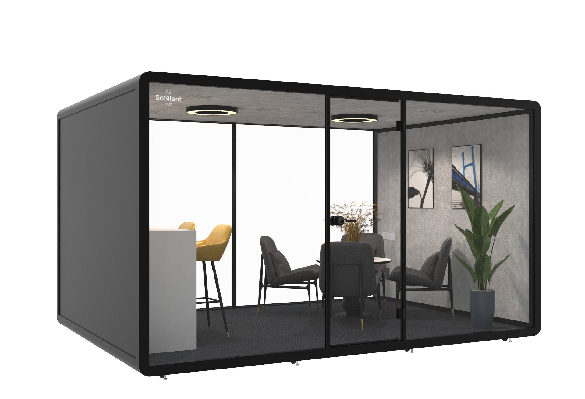 Meetingbox L4 - schallisolierte Telefonbox - Raum in Raum - SoSilent