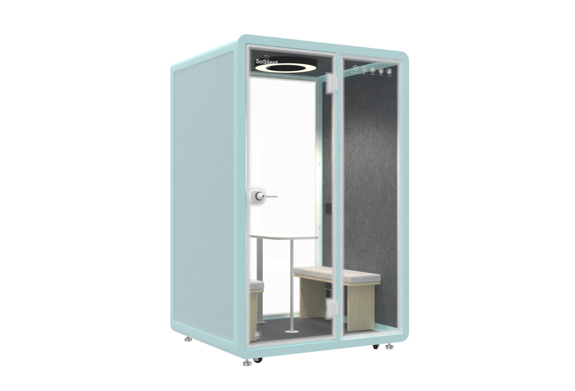 Meetingbox M1 - schallisolierte Telefonbox - Raum in Raum - SoSilent
