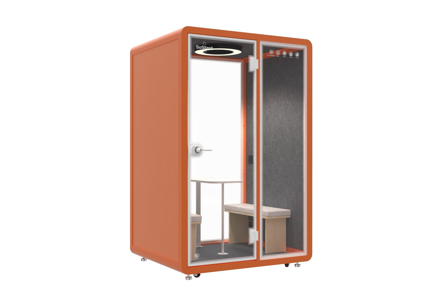 Meetingbox M1 - schallisolierte Telefonbox - Raum in Raum - SoSilent