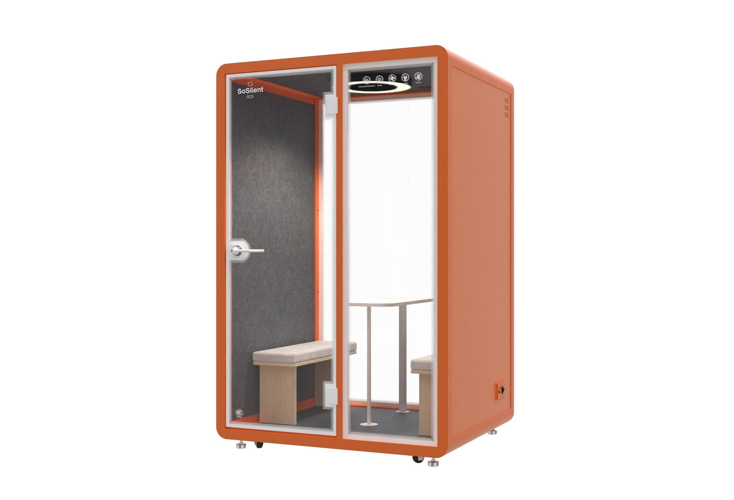 Meetingbox M1 - schallisolierte Telefonbox - Raum in Raum - SoSilent
