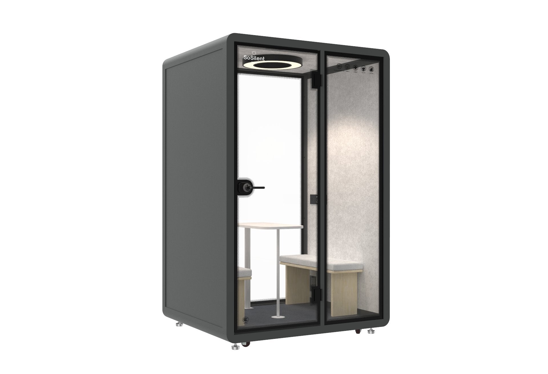 Meetingbox M1 - schallisolierte Telefonbox - Raum in Raum - SoSilent