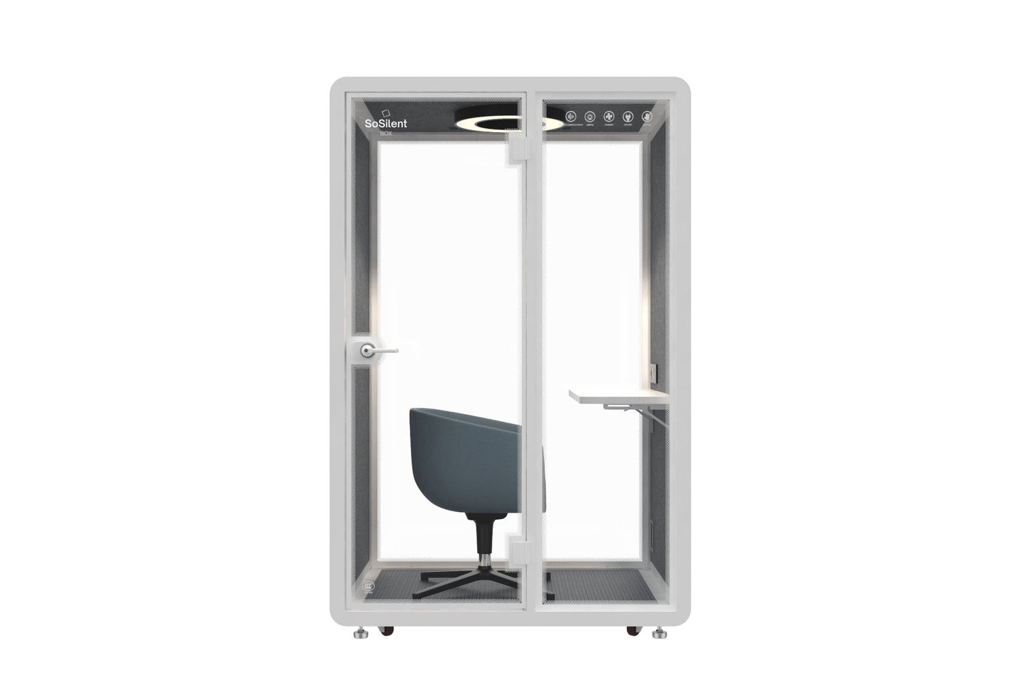 Meetingbox M1 - schallisolierte Telefonbox - Raum in Raum - SoSilent
