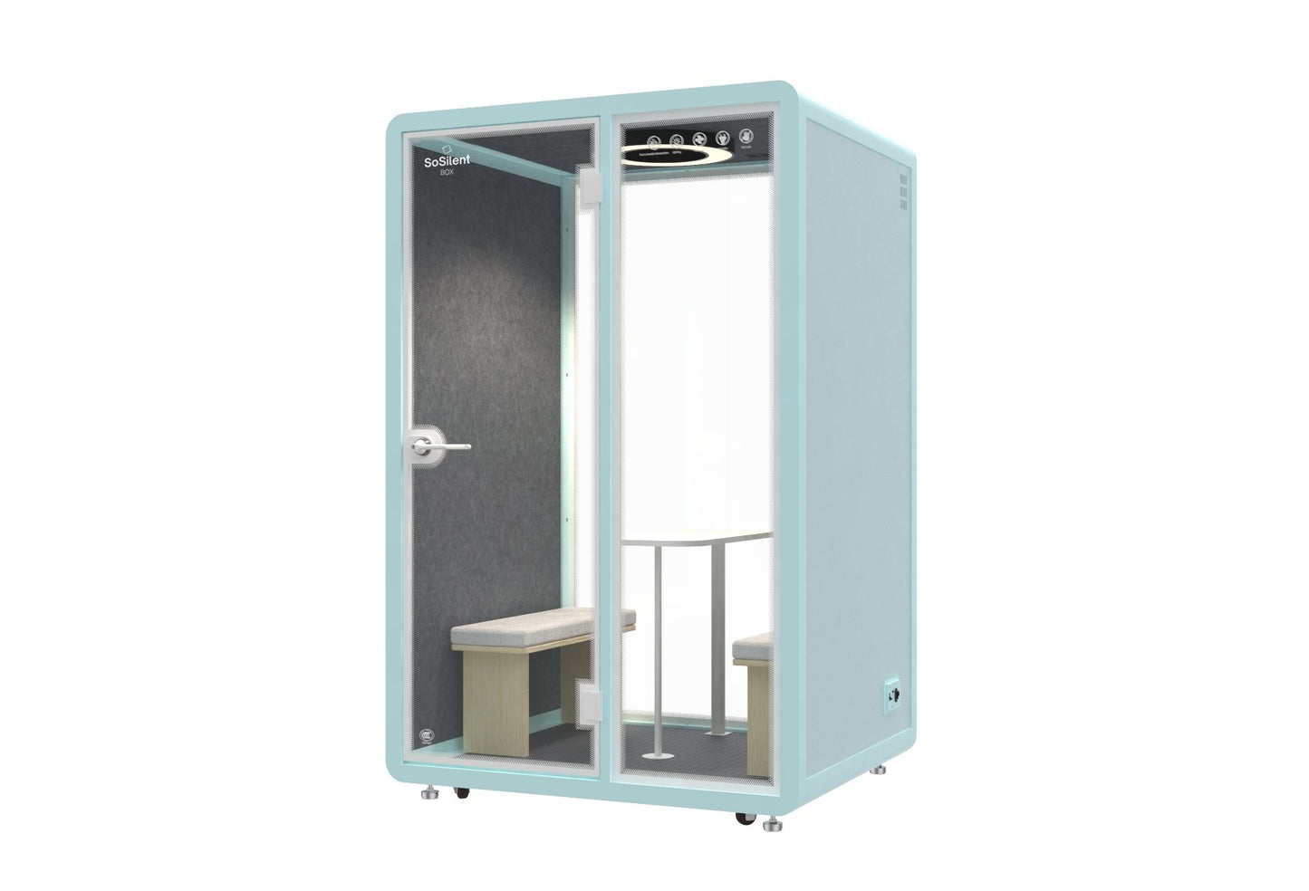Meetingbox M1 - schallisolierte Telefonbox - Raum in Raum - SoSilent