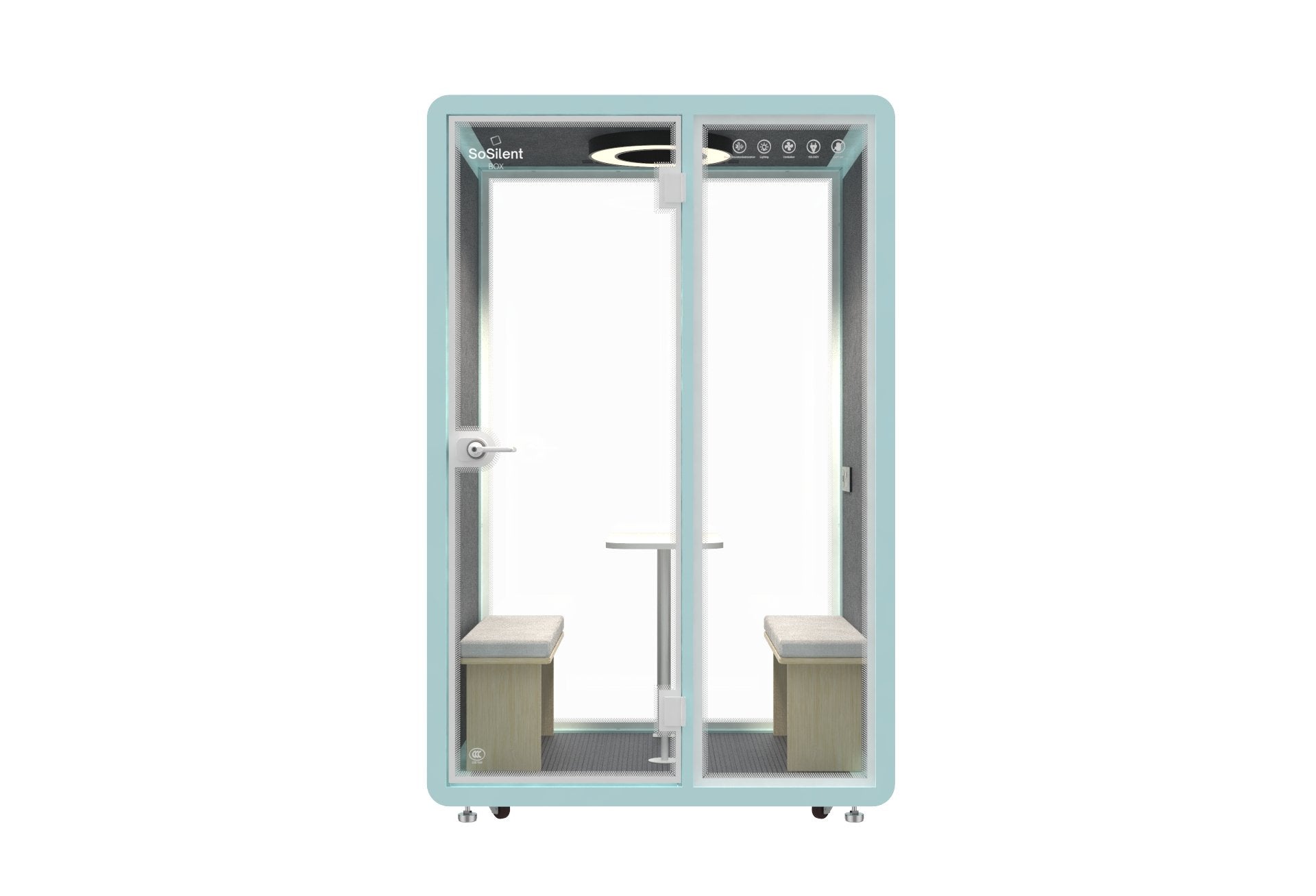 Meetingbox M1 - schallisolierte Telefonbox - Raum in Raum - SoSilent