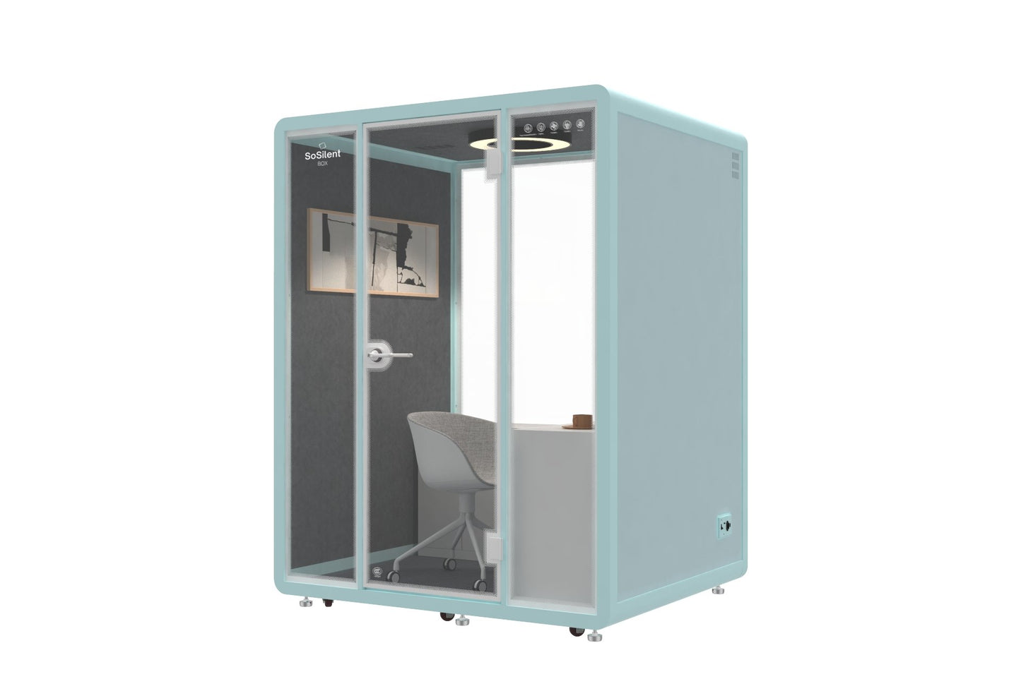 Meetingbox M3 - schallisolierte Telefonbox - Raum in Raum - SoSilent