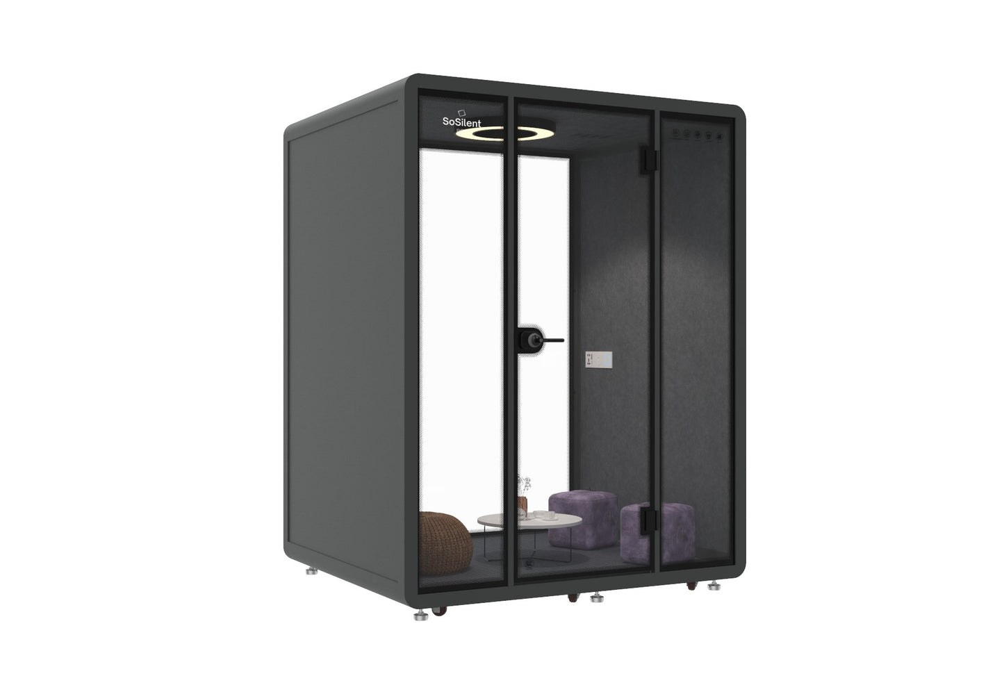 Meetingbox M3 - schallisolierte Telefonbox - Raum in Raum - SoSilent