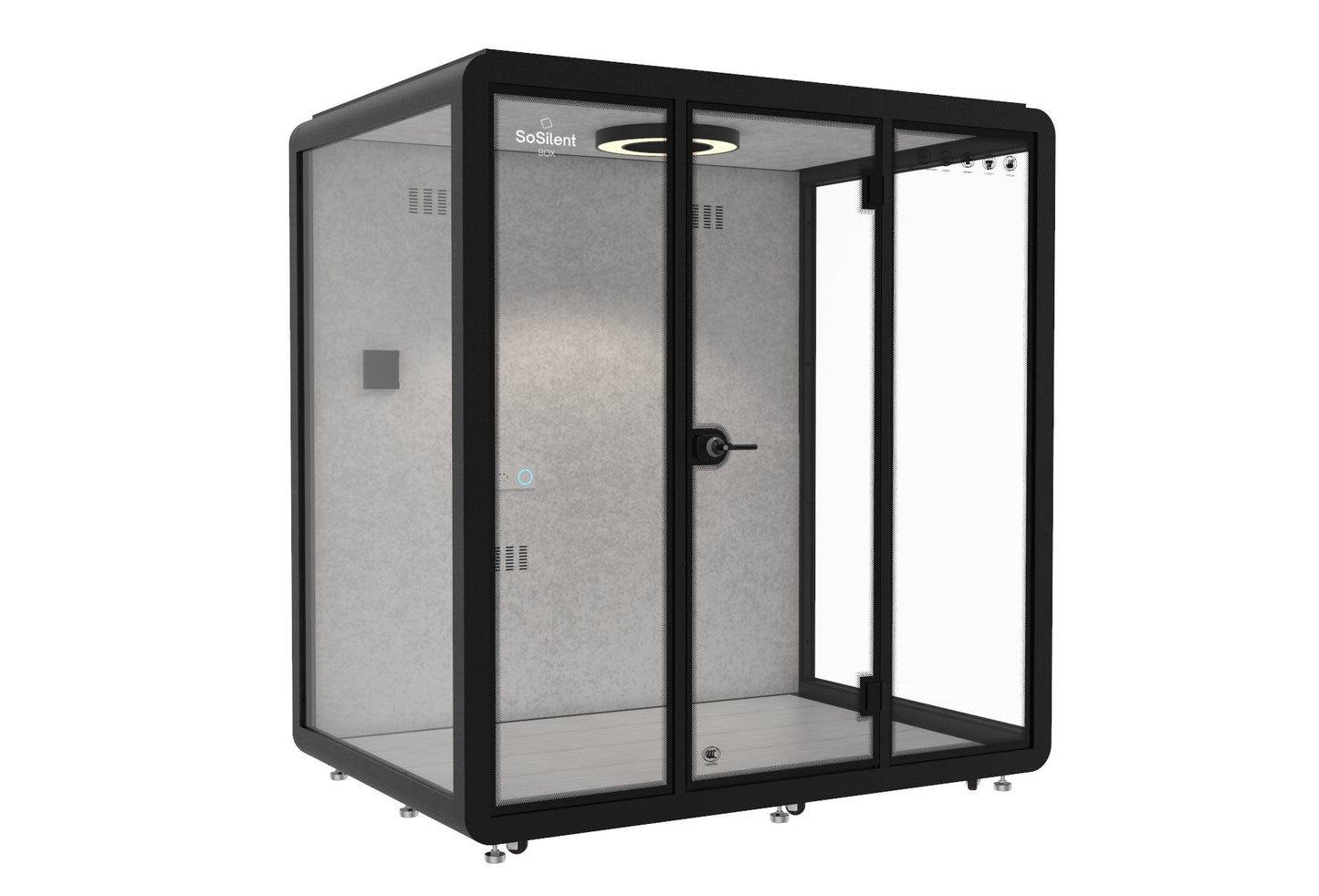 Outdoor Meetingbox OL1 - wetterfeste schallisolierte Kabine - SoSilent