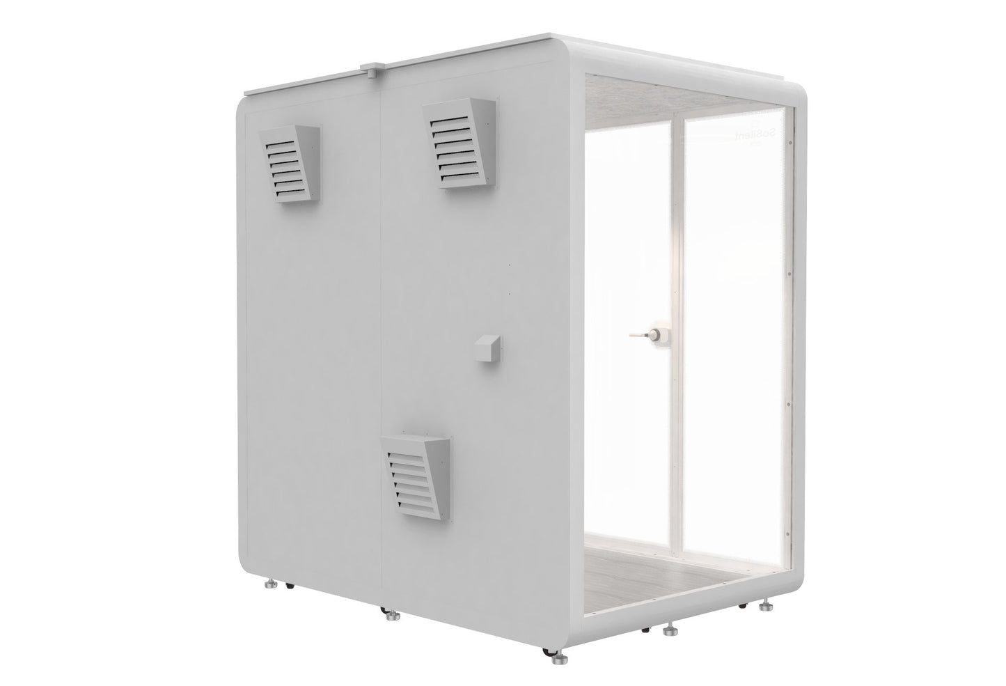 Outdoor Meetingbox OL1 - wetterfeste schallisolierte Kabine - SoSilent