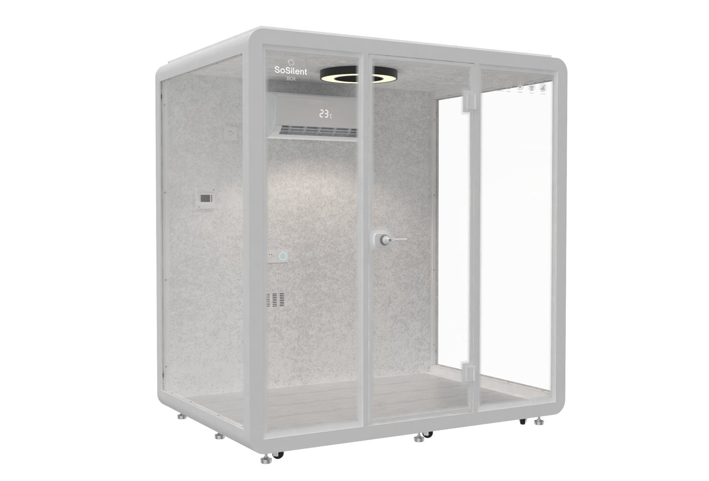 Outdoor Meetingbox OL1 - wetterfeste schallisolierte Kabine - SoSilent