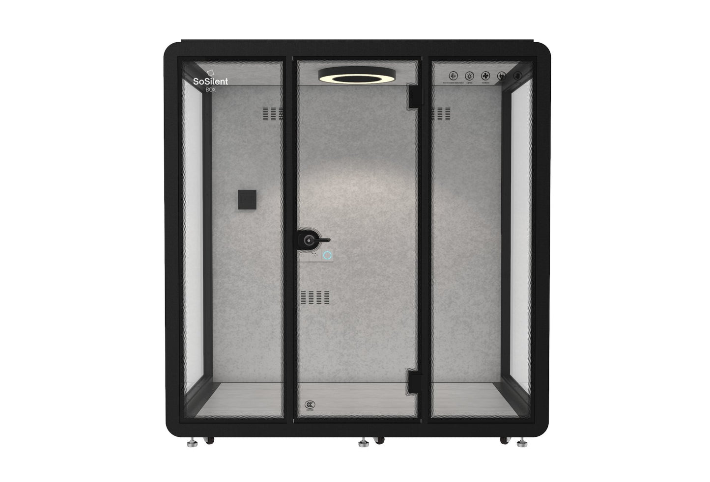 Outdoor Meetingbox OL1 - wetterfeste schallisolierte Kabine - SoSilent