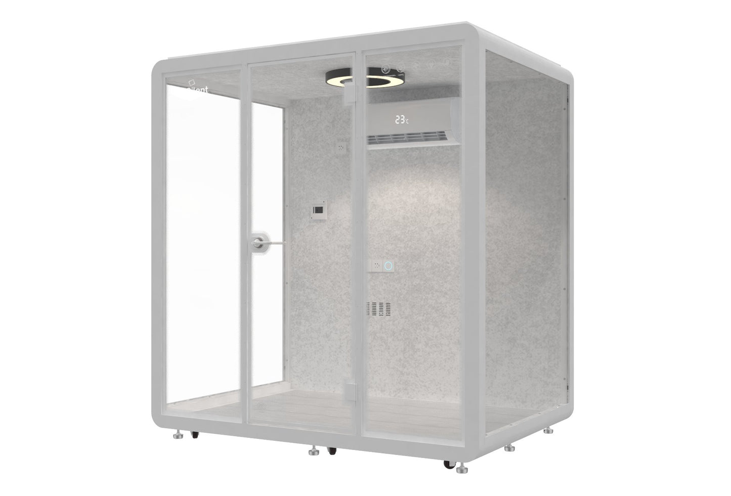 Outdoor Meetingbox OL1 - wetterfeste schallisolierte Kabine - SoSilent