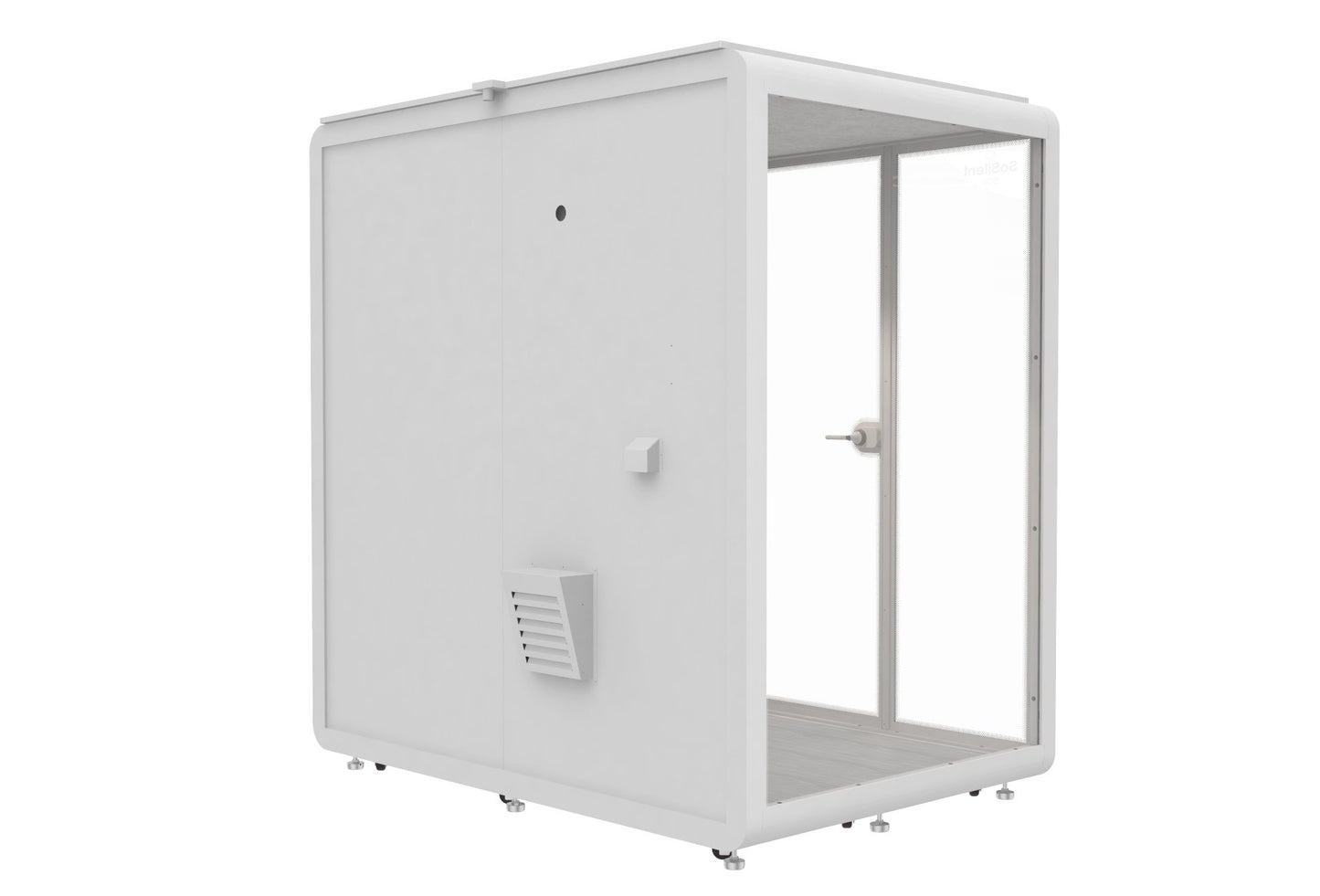 Outdoor Meetingbox OL1 - wetterfeste schallisolierte Kabine - SoSilent