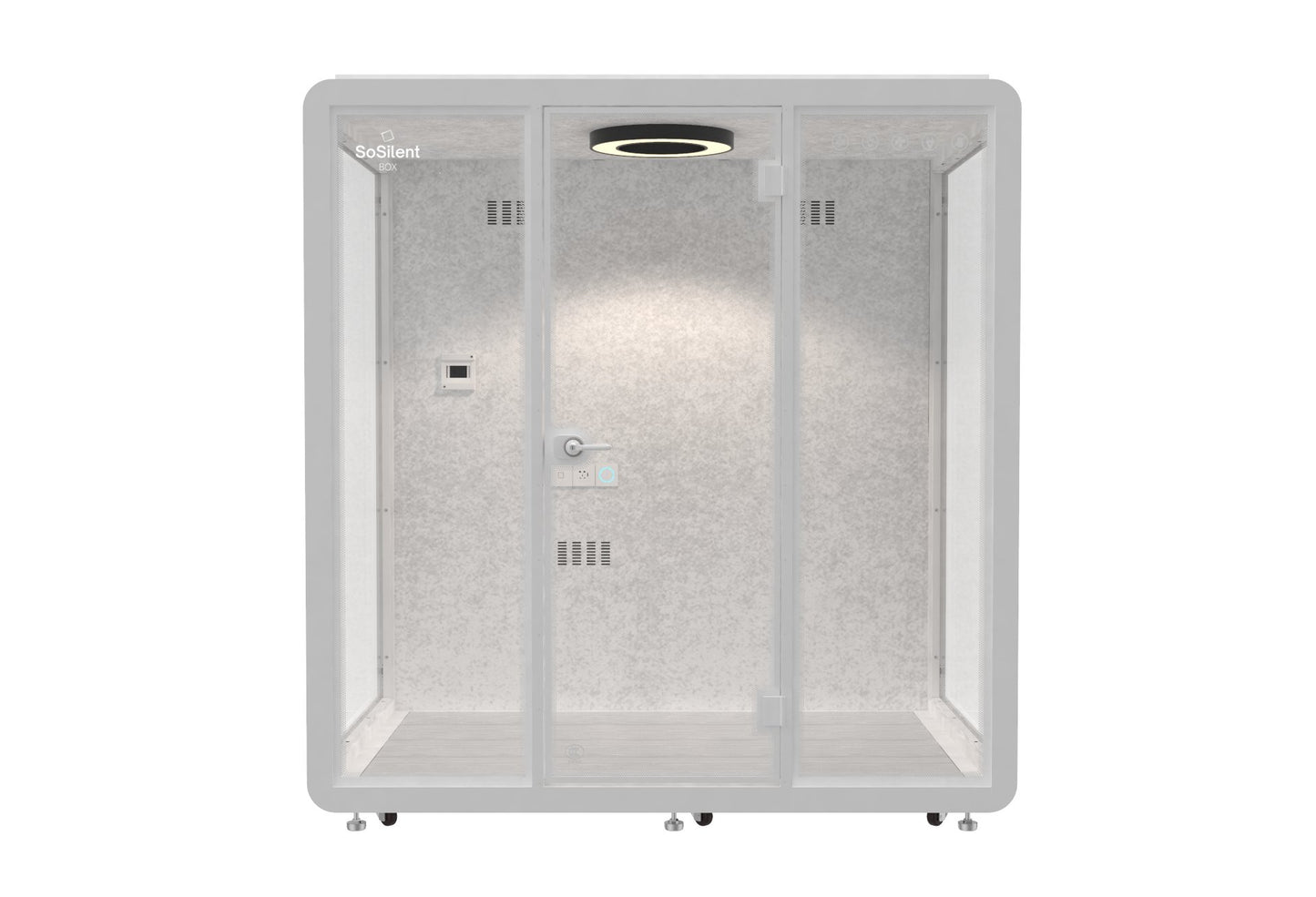 Outdoor Meetingbox OL1 - wetterfeste schallisolierte Kabine - SoSilent