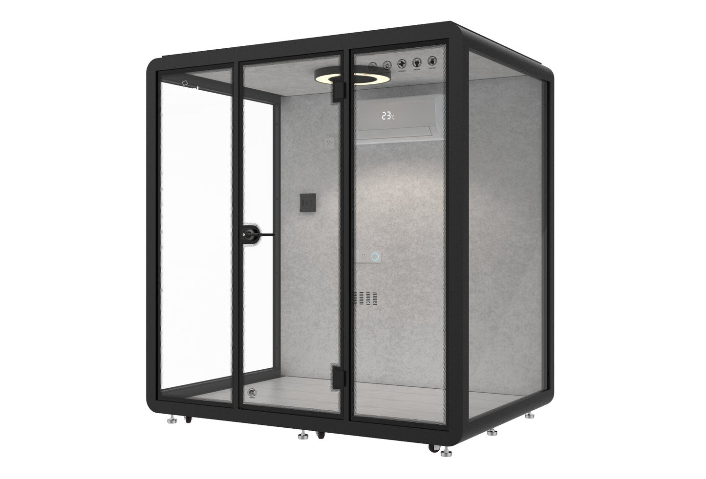Outdoor Meetingbox OL1 - wetterfeste schallisolierte Kabine - SoSilent