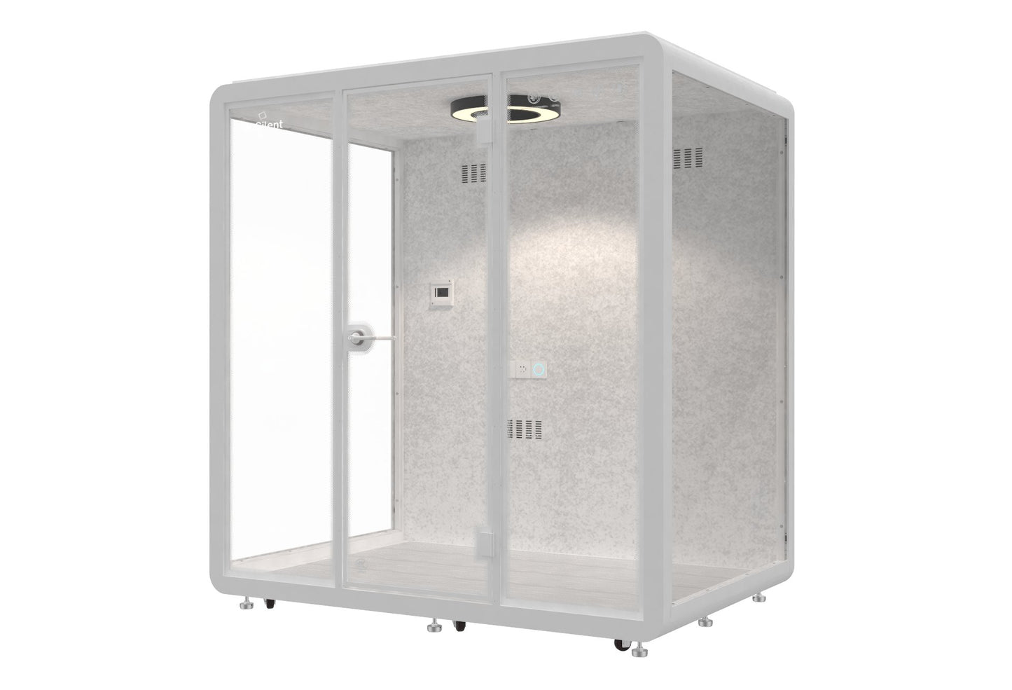 Outdoor Meetingbox OL1 - wetterfeste schallisolierte Kabine - SoSilent