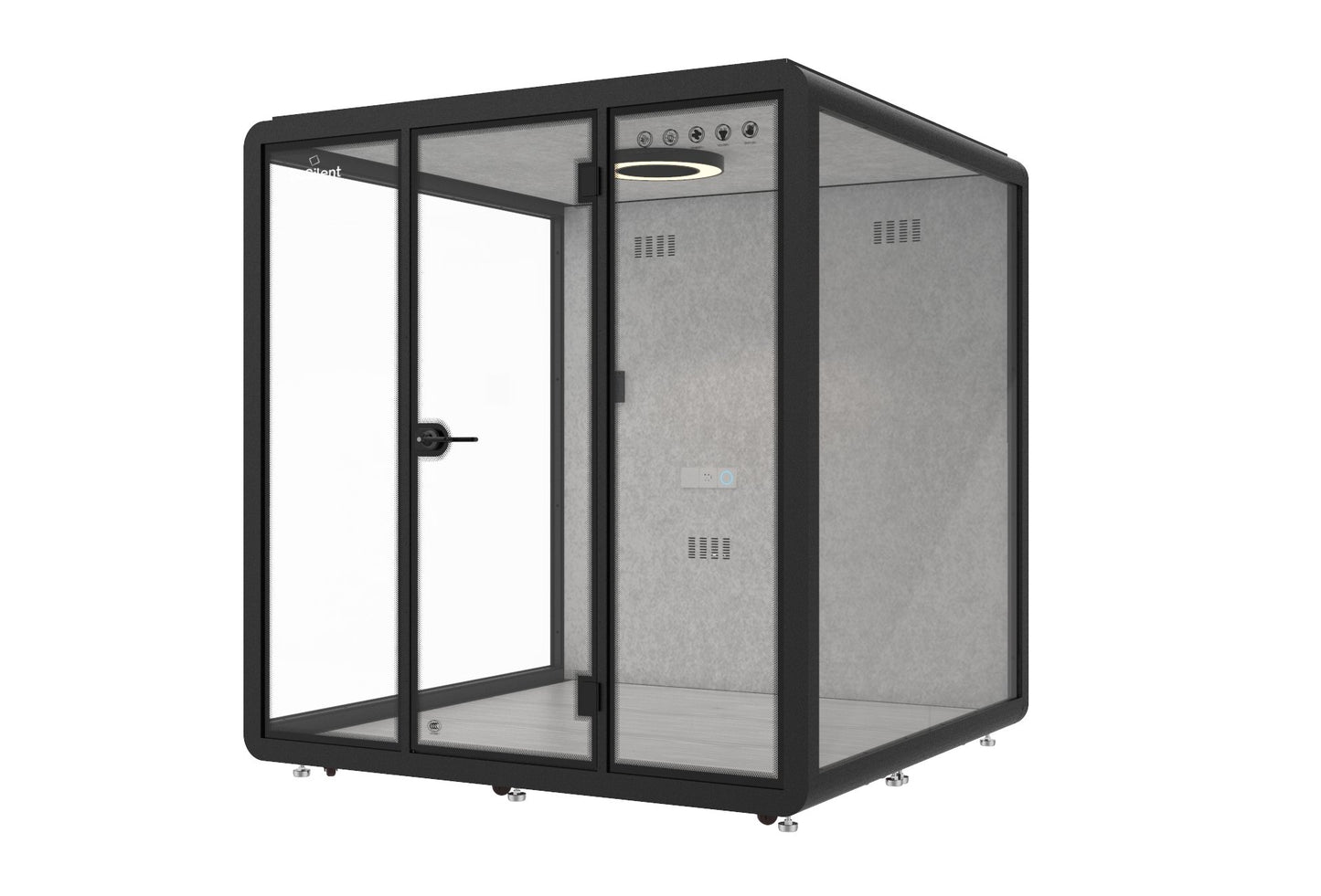 Outdoor Meetingbox OL2 - wetterfeste schallisolierte Kabine - SoSilent