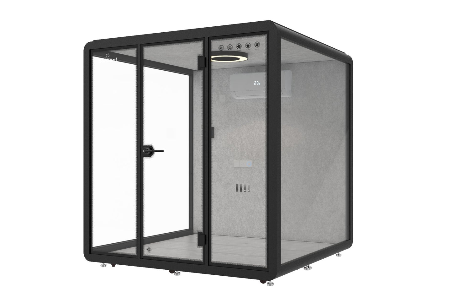 Outdoor Meetingbox OL2 - wetterfeste schallisolierte Kabine - SoSilent