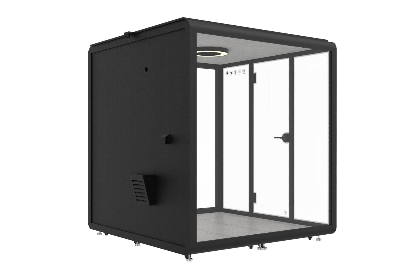 Outdoor Meetingbox OL2 - wetterfeste schallisolierte Kabine - SoSilent