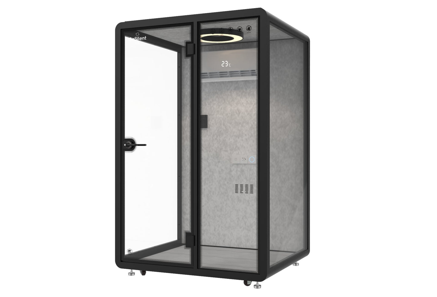 Outdoor Meetingbox OM1 - wetterfeste schallisolierte Kabine - SoSilent