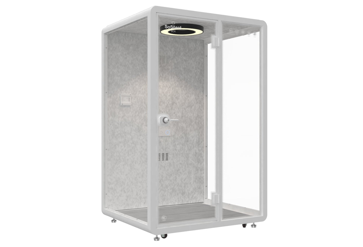 Outdoor Meetingbox OM1 - wetterfeste schallisolierte Kabine - SoSilent