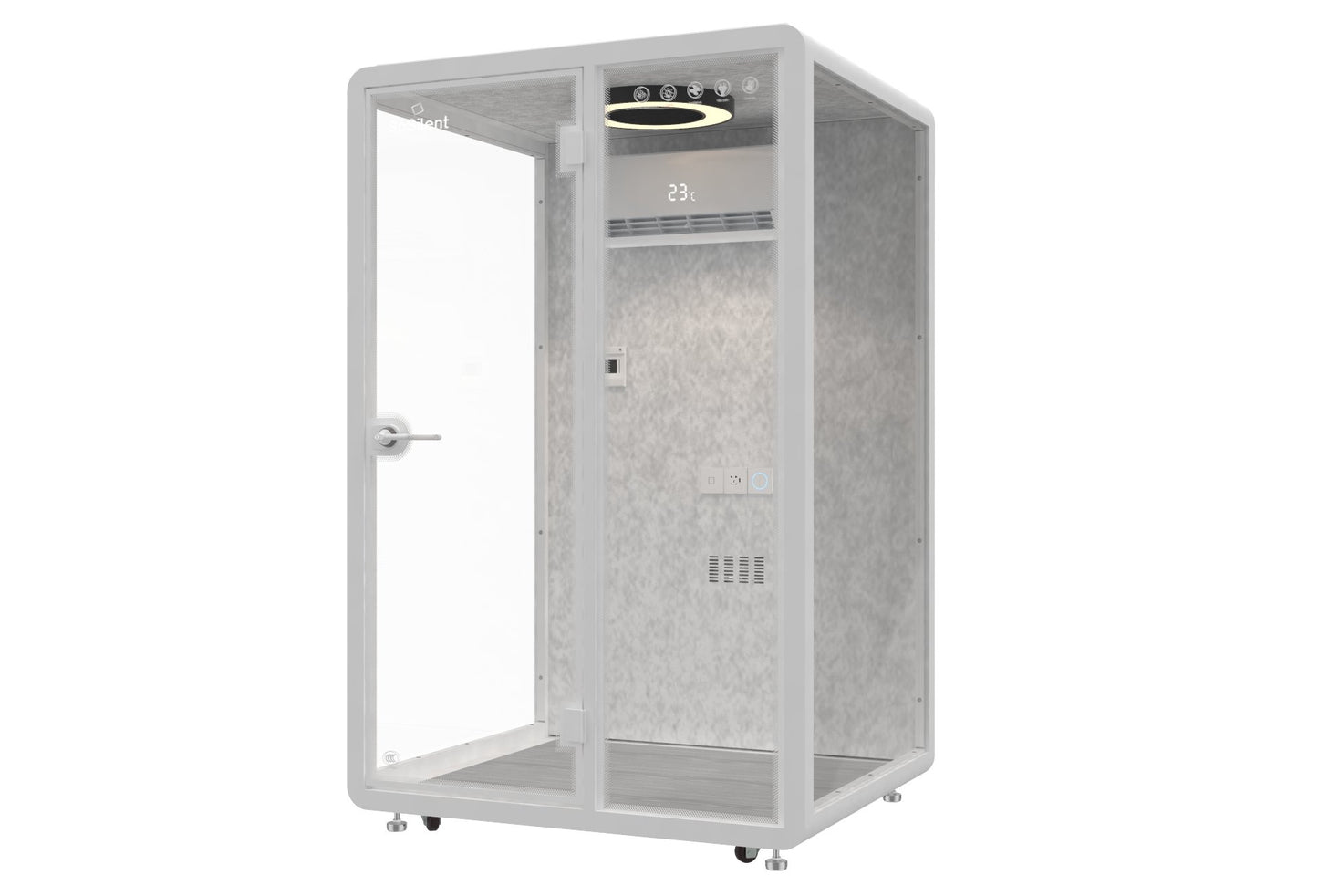 Outdoor Meetingbox OM1 - wetterfeste schallisolierte Kabine - SoSilent