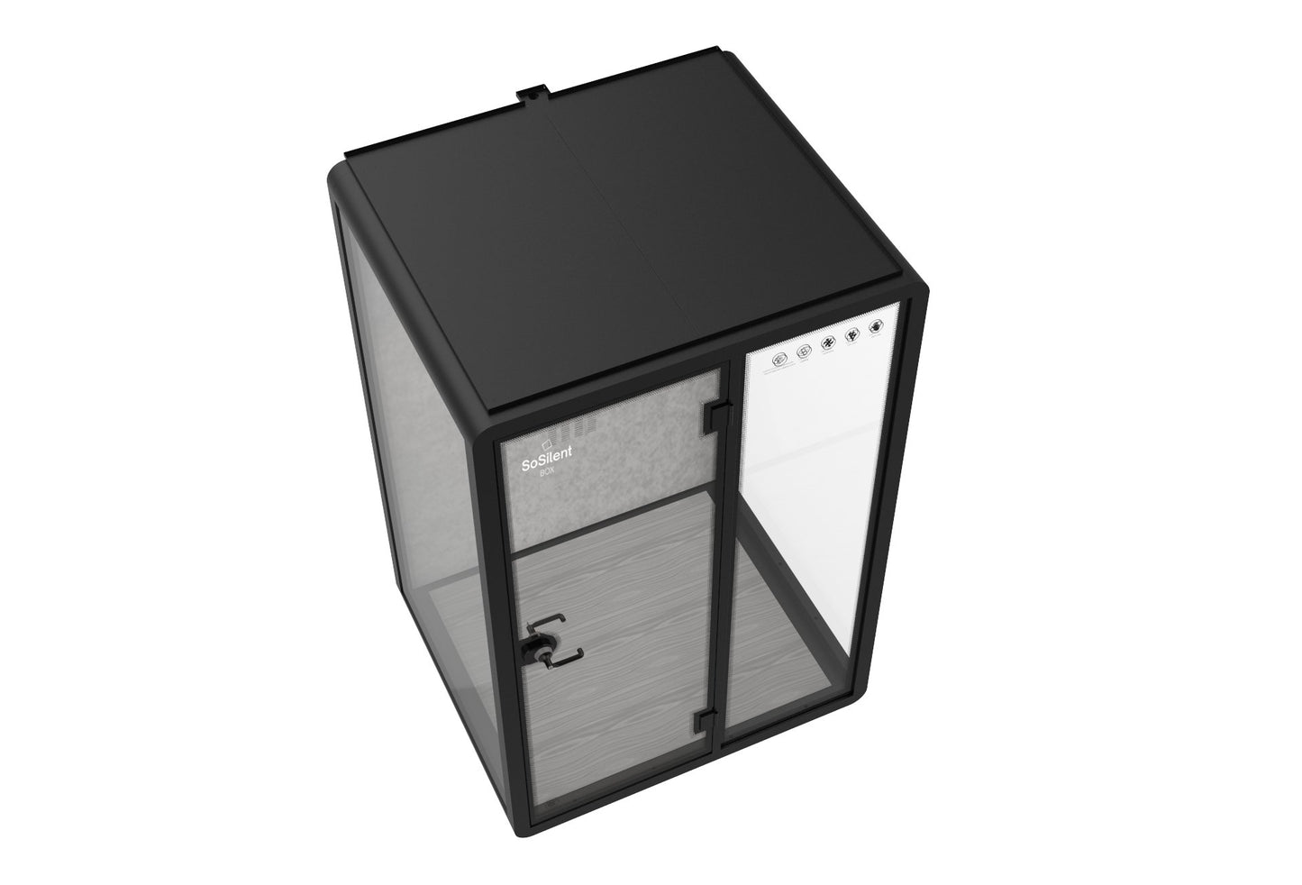 Outdoor Meetingbox OM1 - wetterfeste schallisolierte Kabine - SoSilent