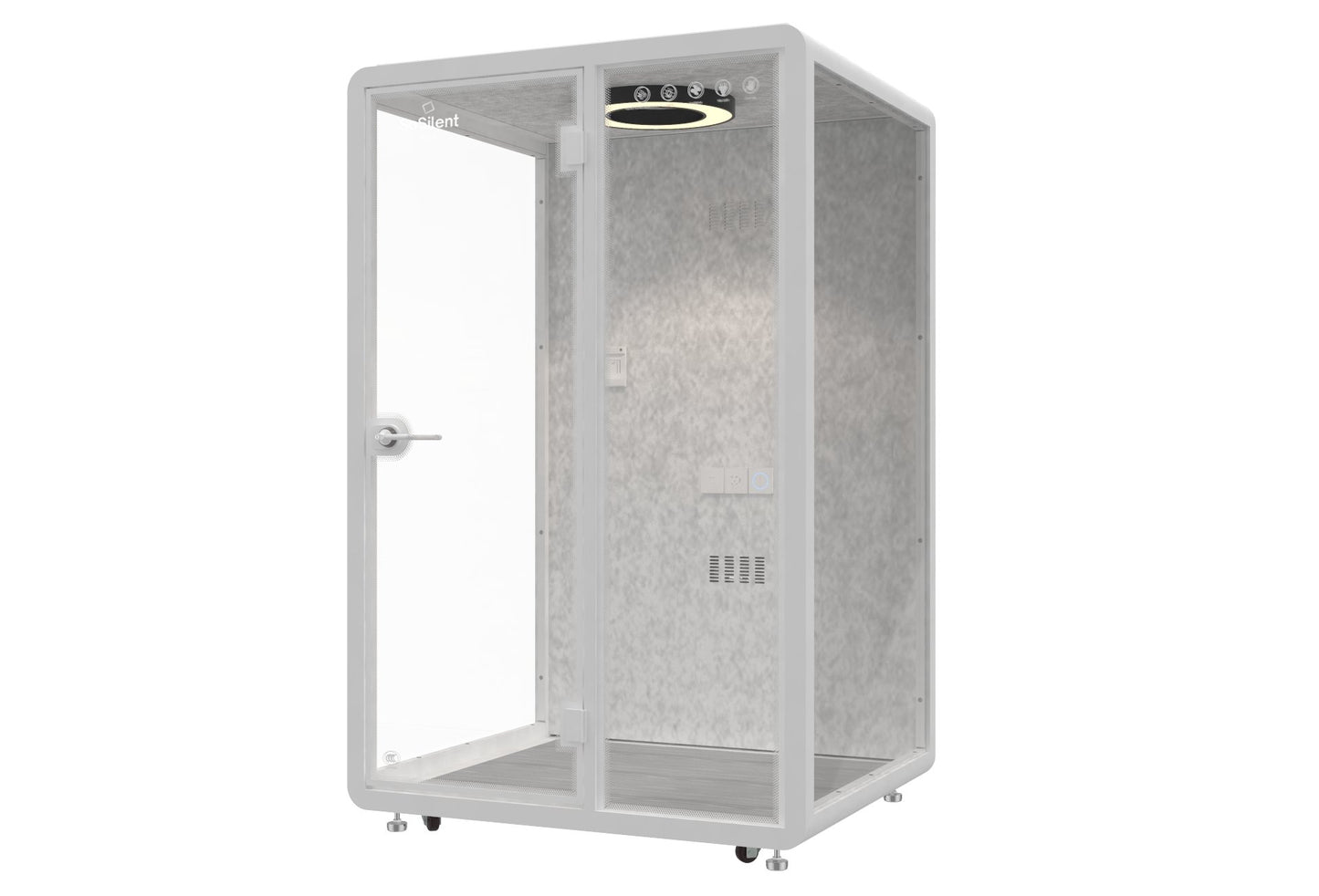 Outdoor Meetingbox OM1 - wetterfeste schallisolierte Kabine - SoSilent