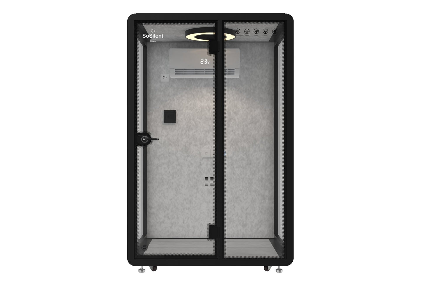 Outdoor Meetingbox OM1 - wetterfeste schallisolierte Kabine - SoSilent