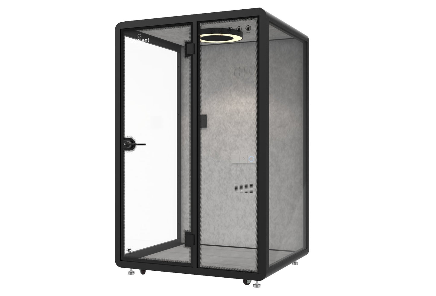 Outdoor Meetingbox OM1 - wetterfeste schallisolierte Kabine - SoSilent