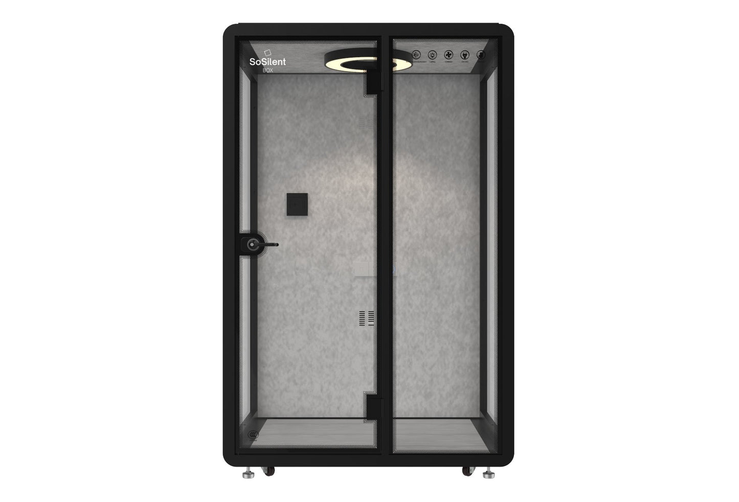 Outdoor Meetingbox OM1 - wetterfeste schallisolierte Kabine - SoSilent