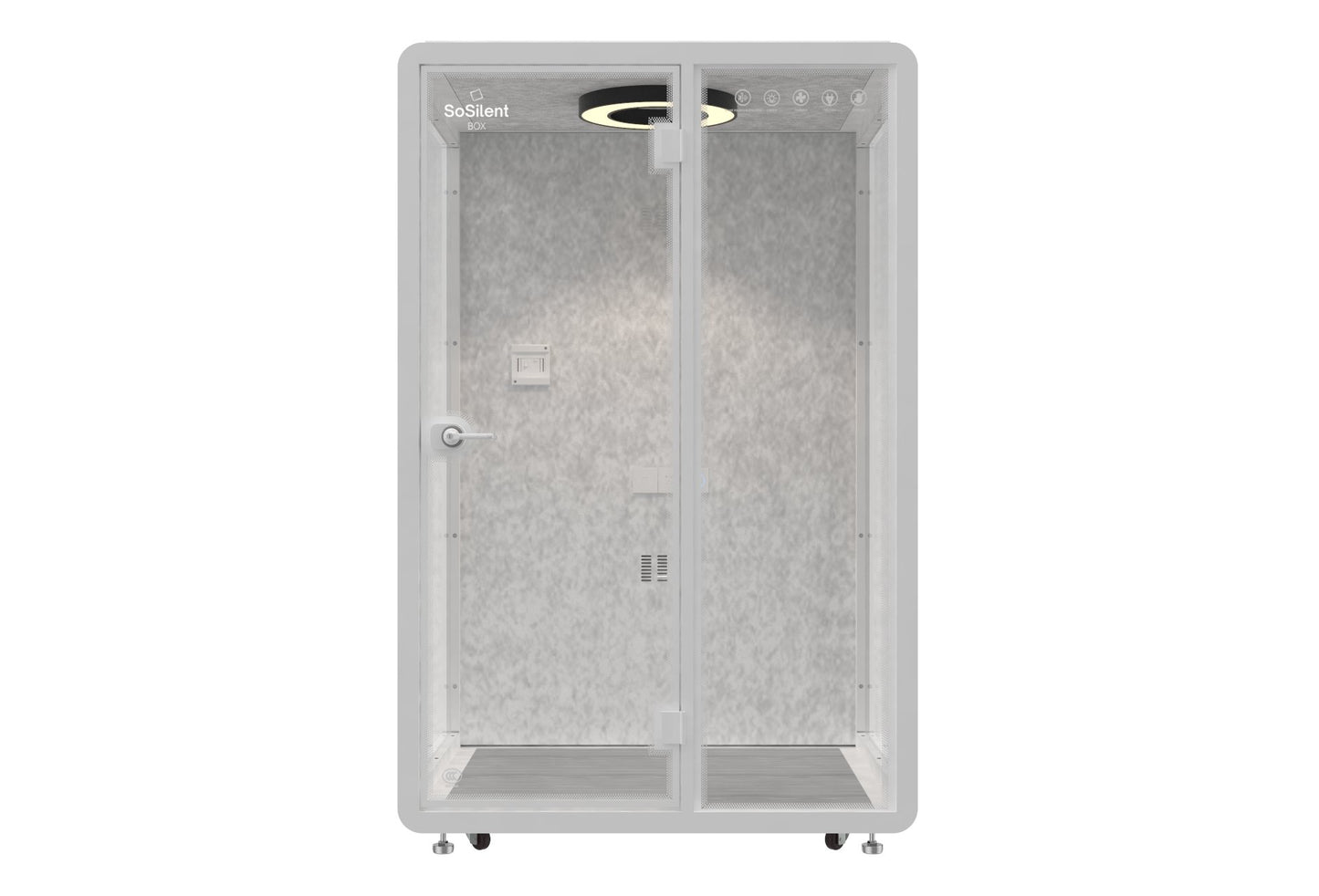 Outdoor Meetingbox OM1 - wetterfeste schallisolierte Kabine - SoSilent