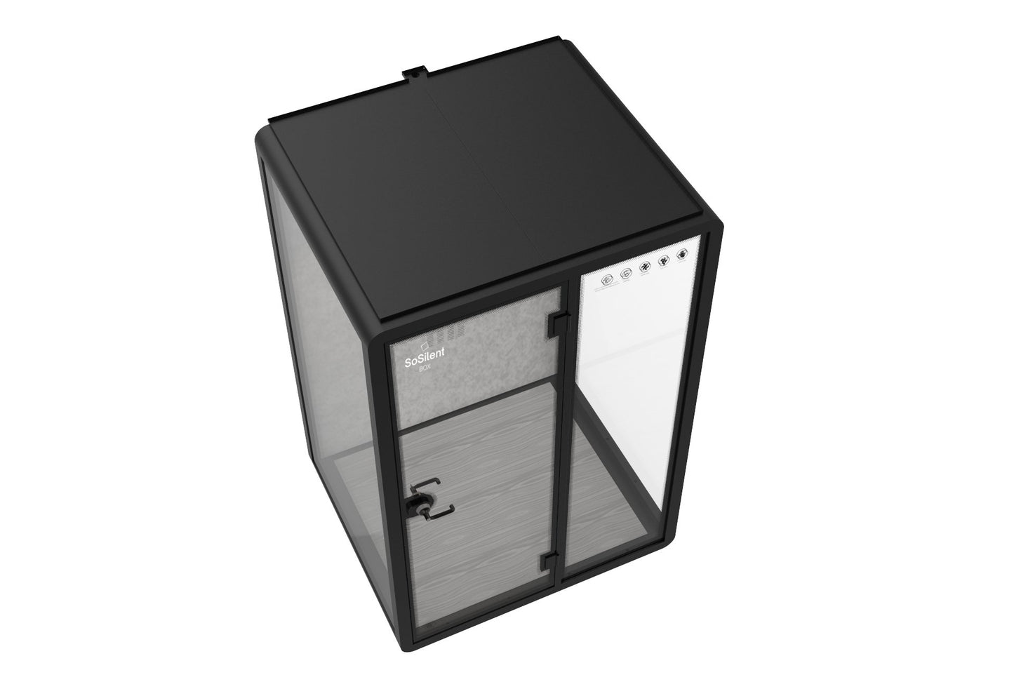 Outdoor Meetingbox OM1 - wetterfeste schallisolierte Kabine - SoSilent