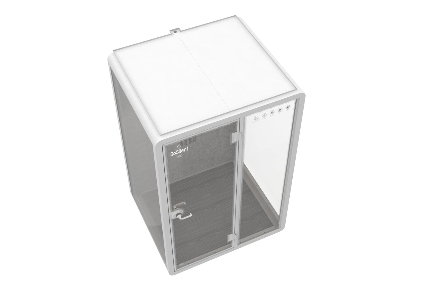 Outdoor Meetingbox OM1 - wetterfeste schallisolierte Kabine - SoSilent