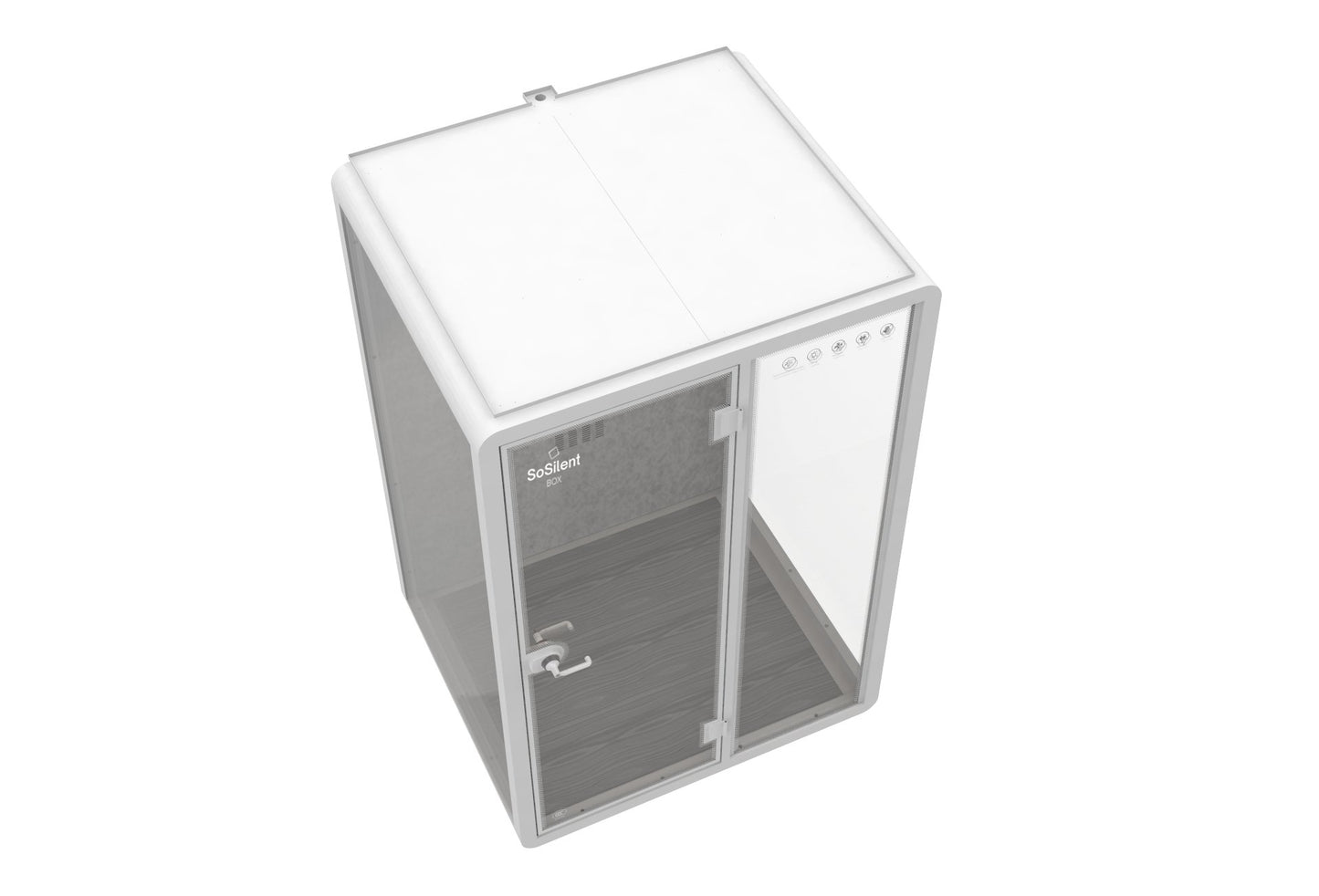 Outdoor Meetingbox OM1 - wetterfeste schallisolierte Kabine - SoSilent
