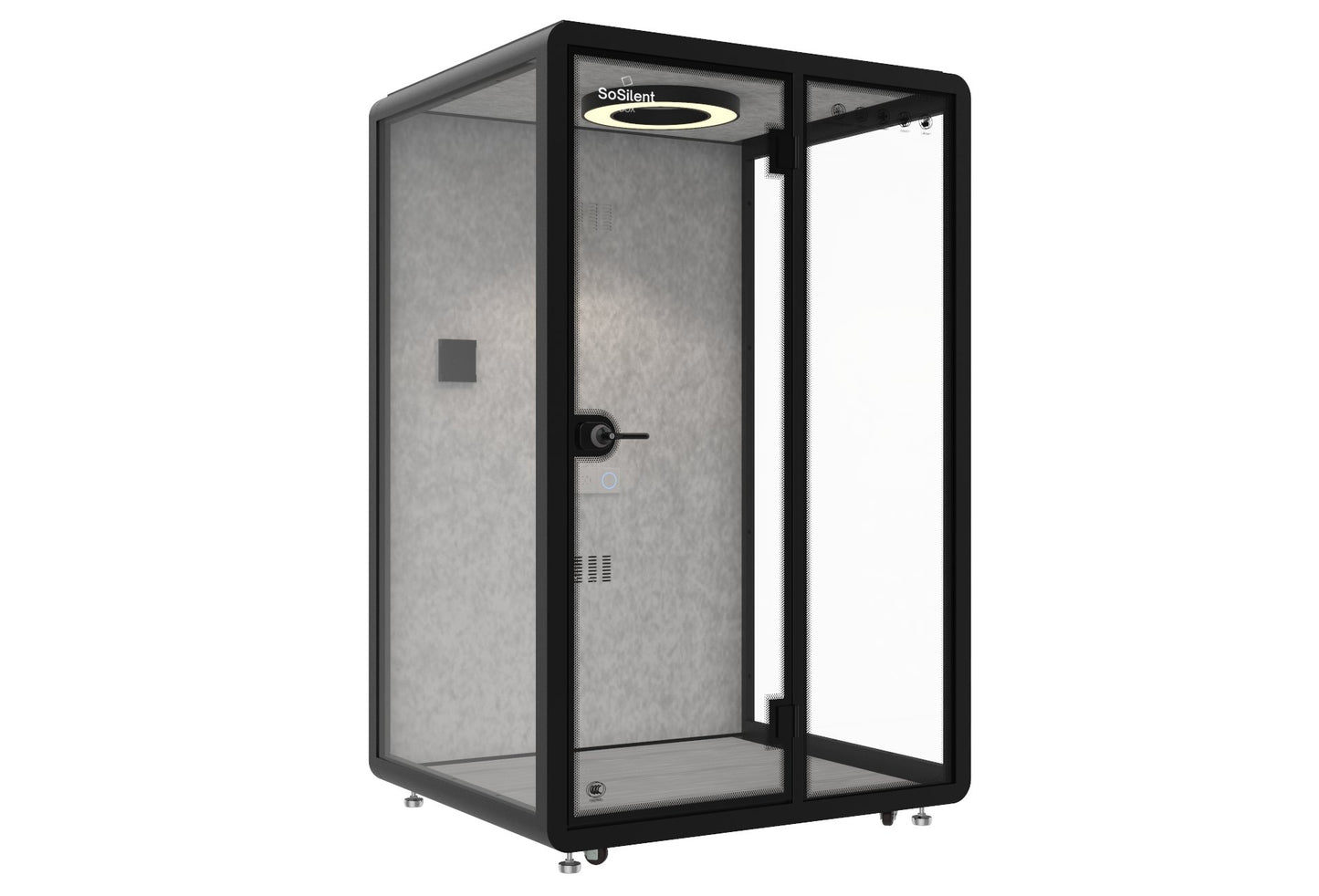 Outdoor Meetingbox OM1 - wetterfeste schallisolierte Kabine - SoSilent