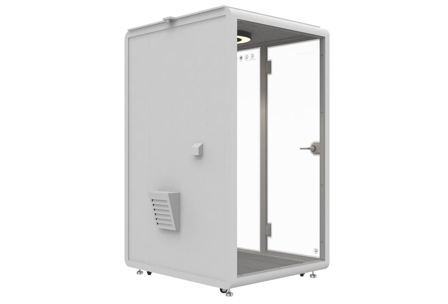 Outdoor Meetingbox OM1 - wetterfeste schallisolierte Kabine - SoSilent