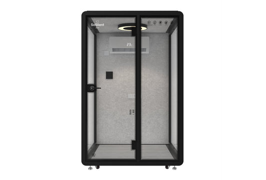 Outdoor Meetingbox OM2 - wetterfeste schallisolierte Kabine - SoSilent