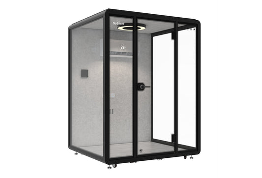 Outdoor Meetingbox OM3 - wetterfeste schallisolierte Kabine - SoSilent