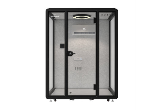 Outdoor Meetingbox OM3 - wetterfeste schallisolierte Kabine - SoSilent