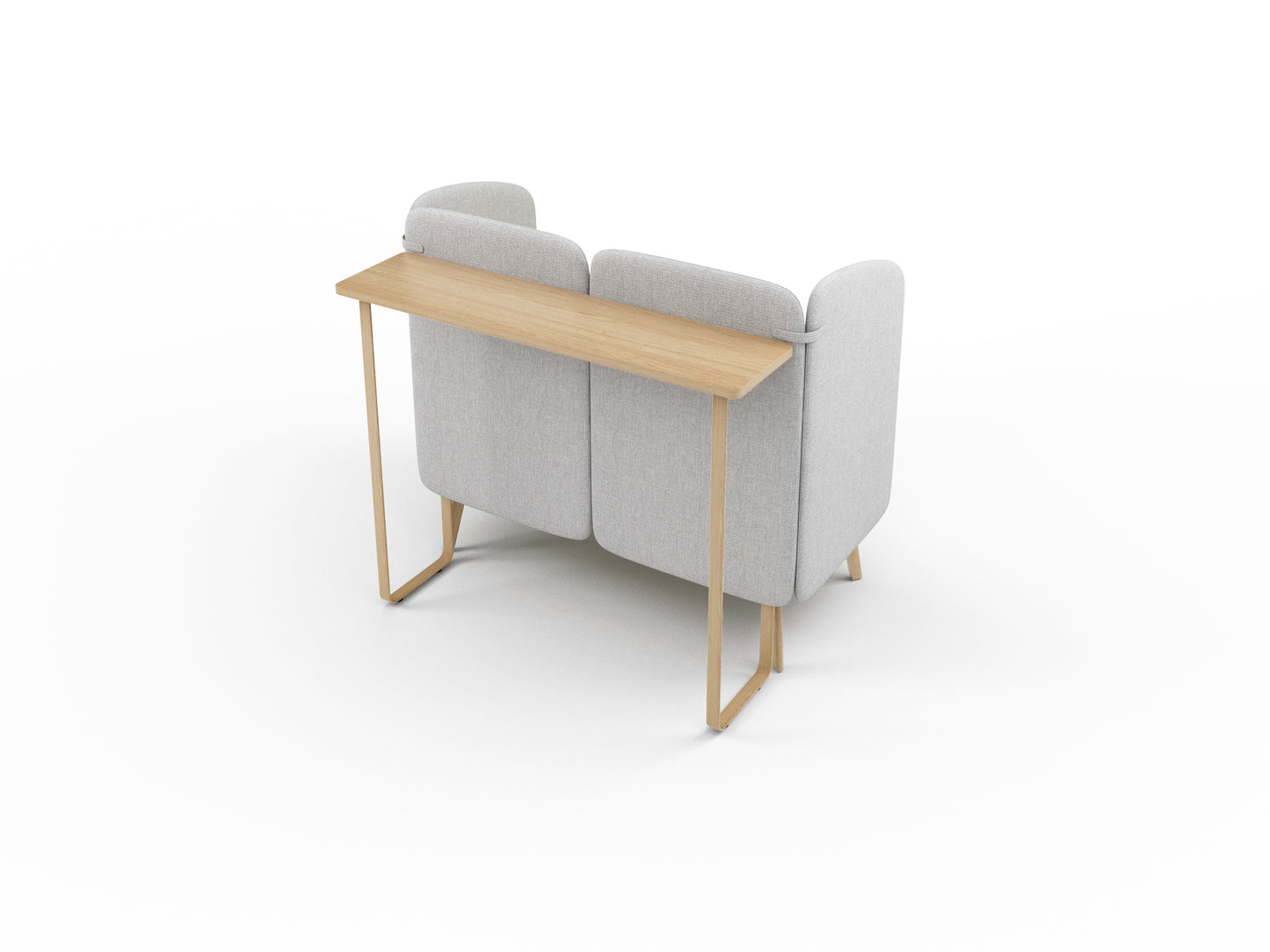 CLOUD Highback Sofa Lounge Cube M mit Tisch für 4 Personen
