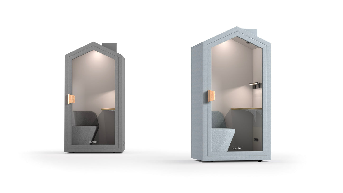Meetingbox Home Silence Pod - schallisolierte Telefonbox - Home Office