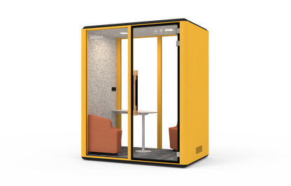 Meeting box "Space M1" for 2 people - soundproof booth - room in room