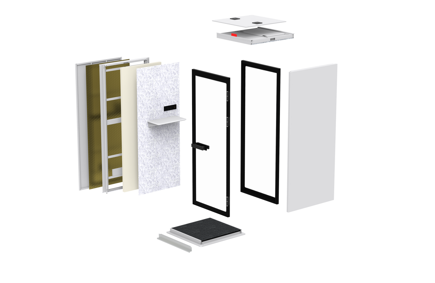 Urban L2³ barrierefrei – DIN-18040-konforme Meetingbox für 4-5 Personen