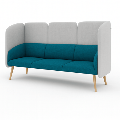 CLOUD Highback Sofa L für 3 Personen - SoSilent Box