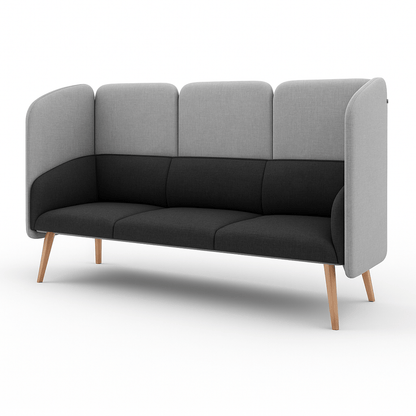 CLOUD Highback Sofa L für 3 Personen - SoSilent Box