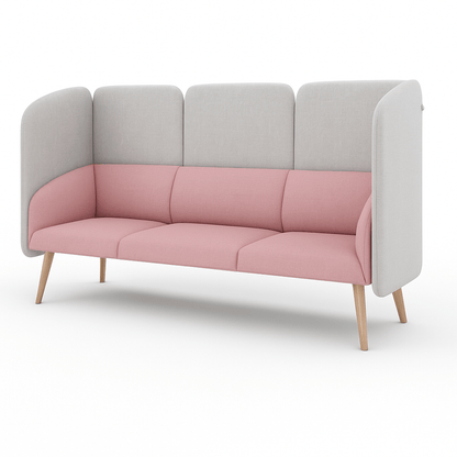 CLOUD Highback Sofa L für 3 Personen - SoSilent Box