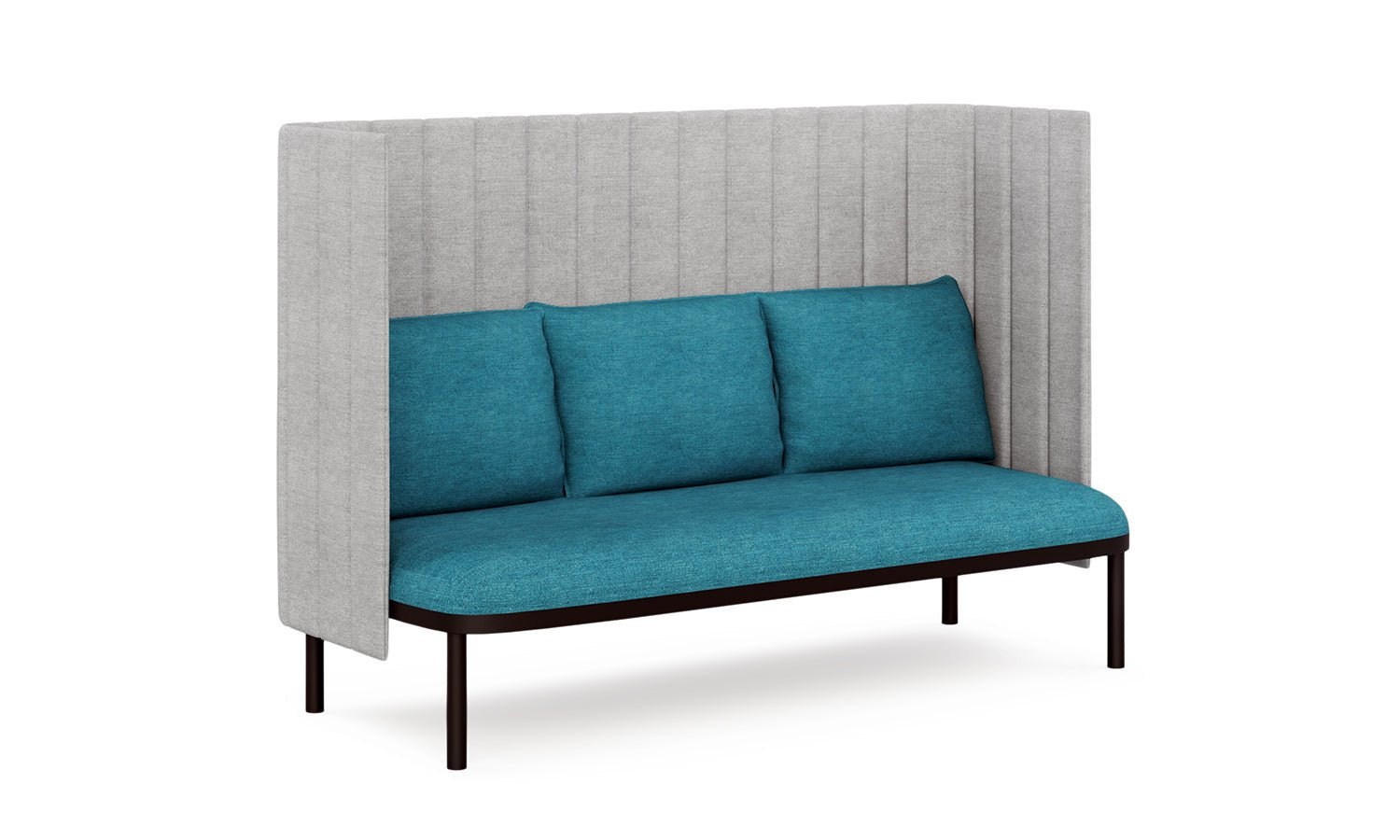 COCO Highback Sofa L für drei Personen - SoSilent Box