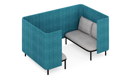 COCO Highback Sofa Lounge S2 für 4 Personen - SoSilent Box