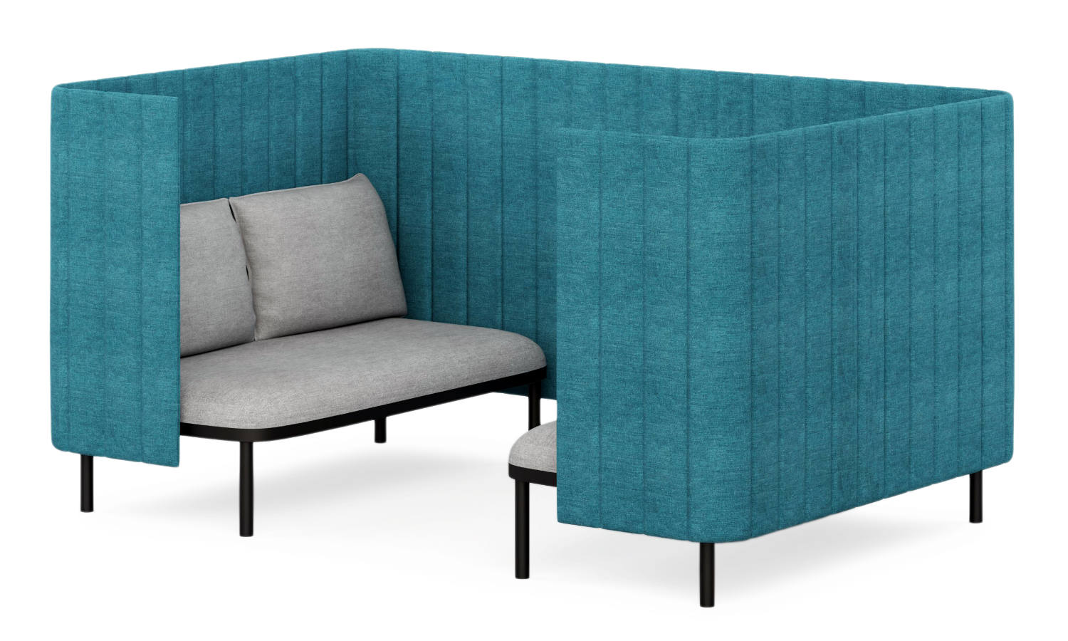 COCO Highback Sofa Lounge S2 für 4 Personen - SoSilent Box